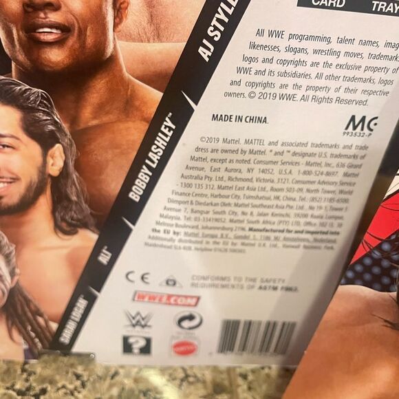 WWE Action Figures set of 6 NIB AJ Styles Bobby Lashley ALI Ronda Sarah - Picture 12 of 14